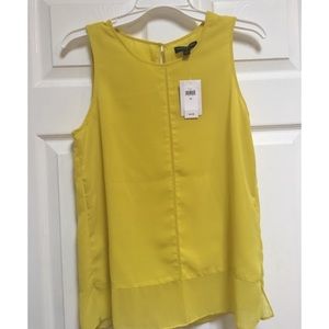 Banana Republic yellow top - NWT